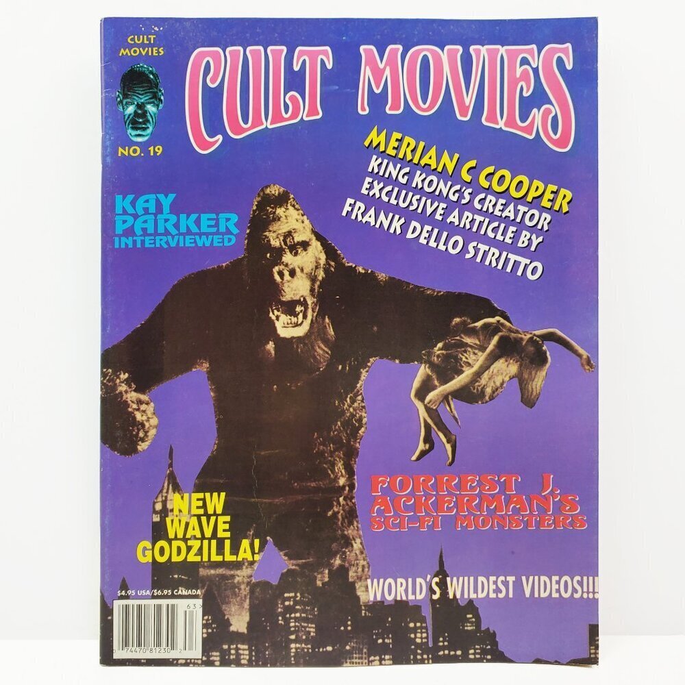 Cult Movies Magazine #19 VTG 1996 Spacemen King Kong Kay Parker Plan 9 Sci-Fi